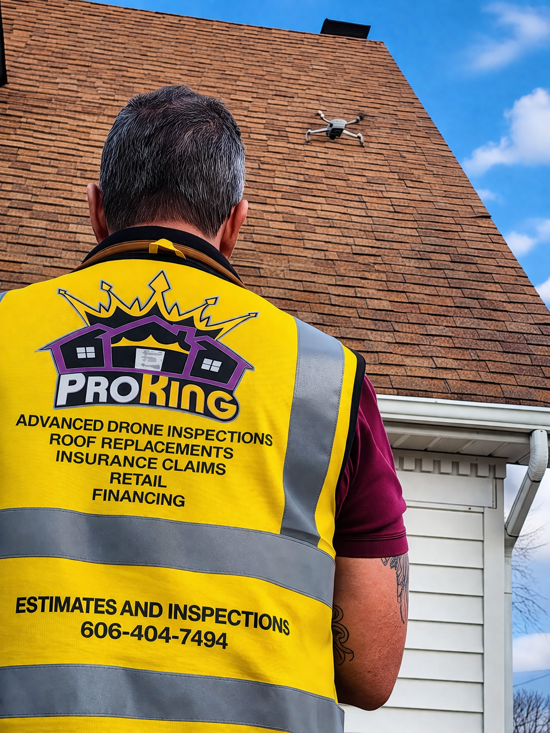 roof inspection with drone for insurance claim in Somerset KY